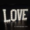 Marquee Brieven foar Weddings